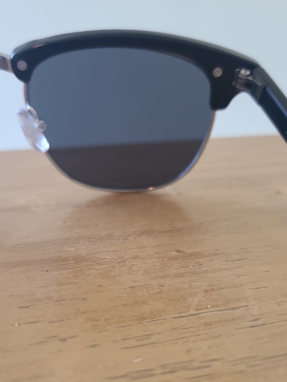 Steve Madden Black and Silver Semi-Rim Sunglasses - Picture 4 of 5